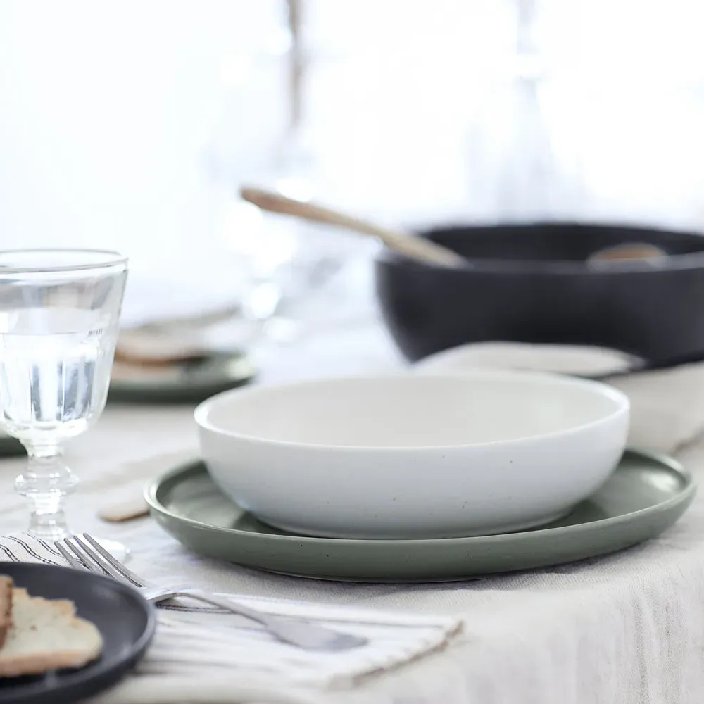 Pacifica Dinner Plate - Artichoke, Stoneware