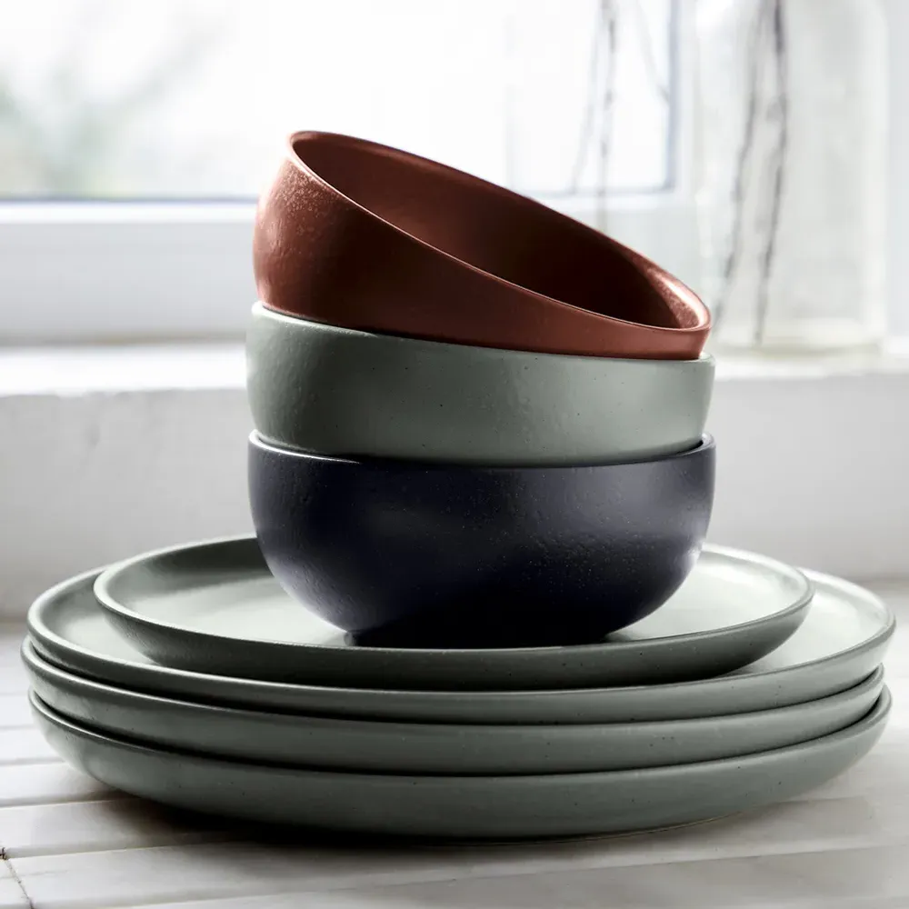 Pacifica Dinner Plate - Artichoke, Stoneware