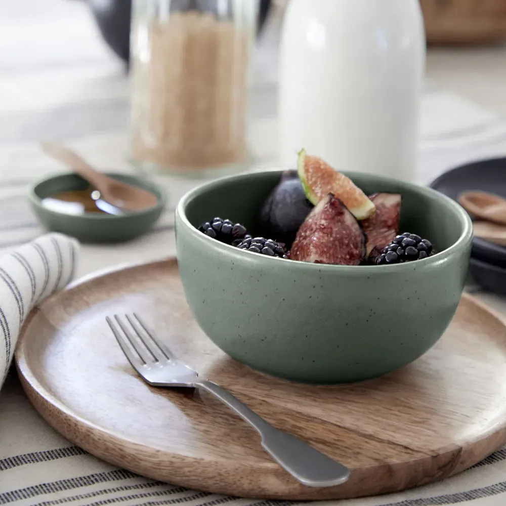 Pacifica Fruit Bowl - Artichoke, Stoneware