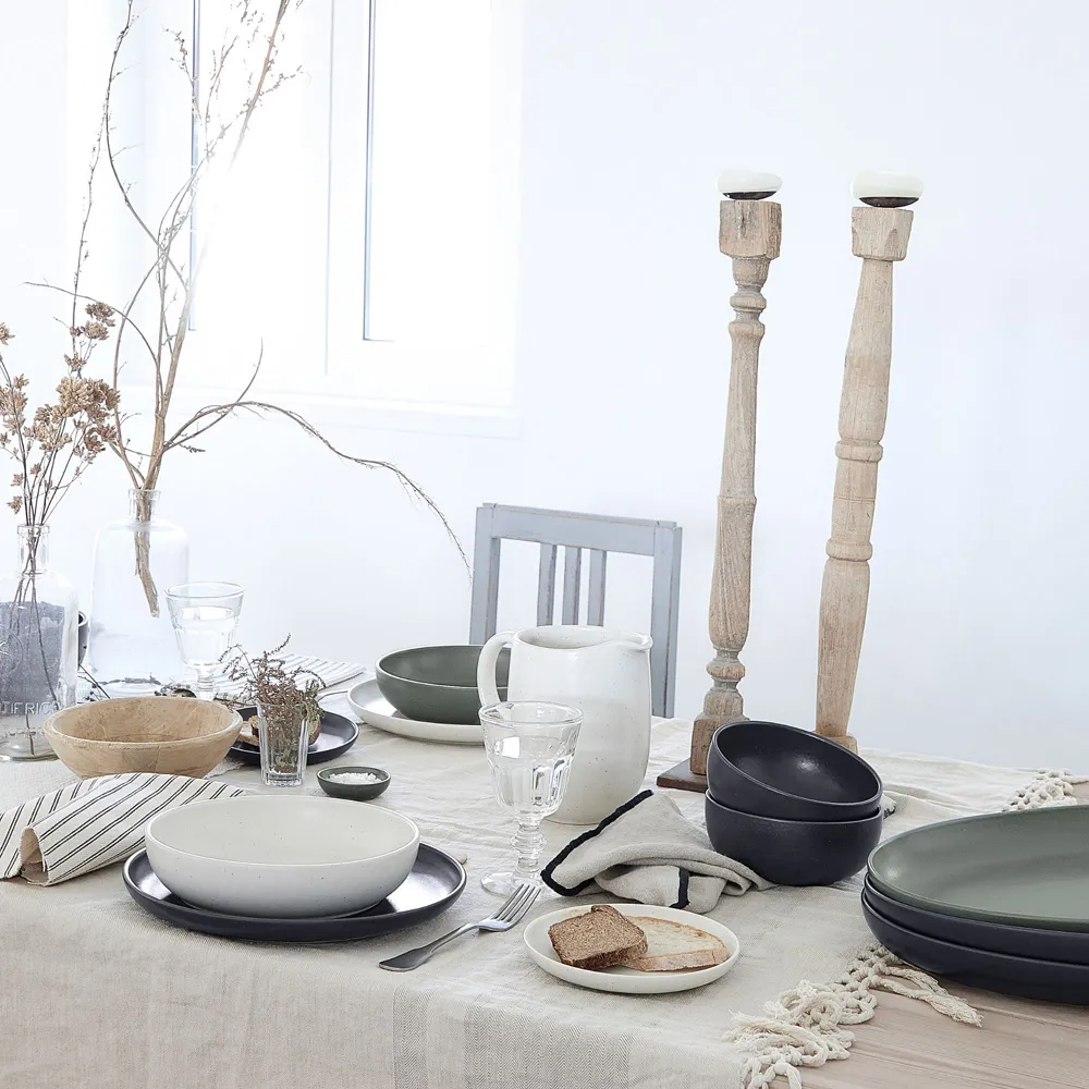 Pacifica Stoneware Pitcher - Vanilla