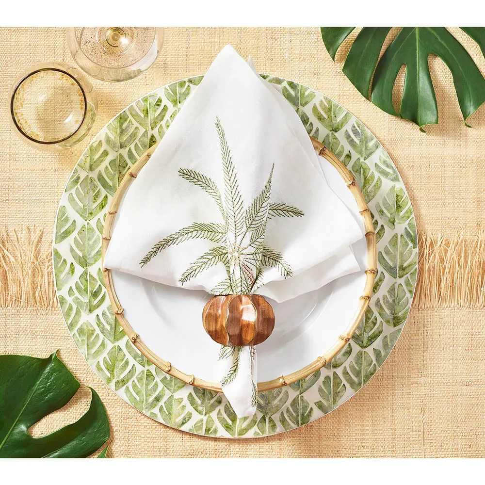 Palm Coast Linen Napkin Set of 4 - Natural