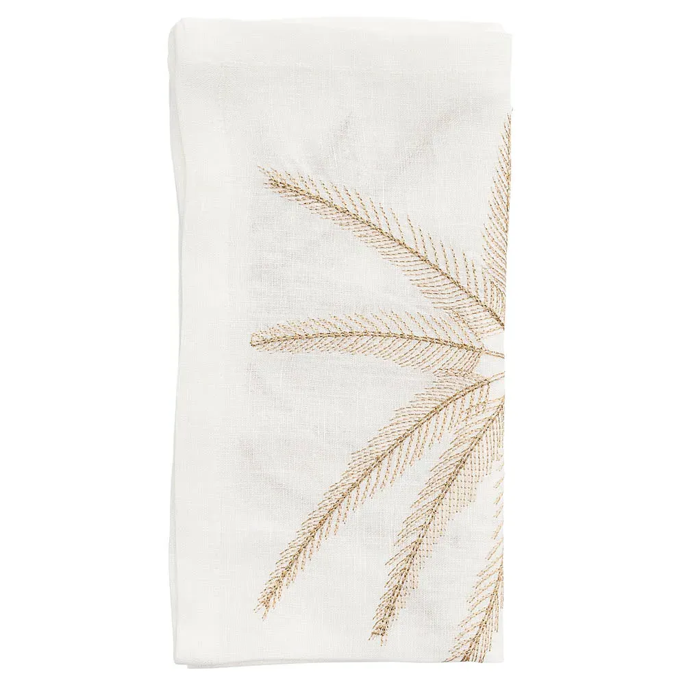 Palm Coast Linen Napkin Set of 4 - Natural image