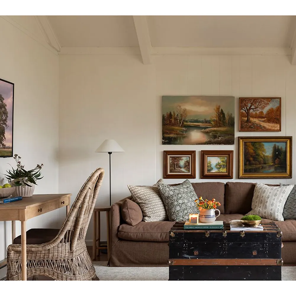 Palm Dining Side Chair - Brown, Rattan