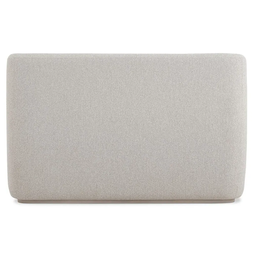 Palmer Queen Size Wingback Bed - Light Grey