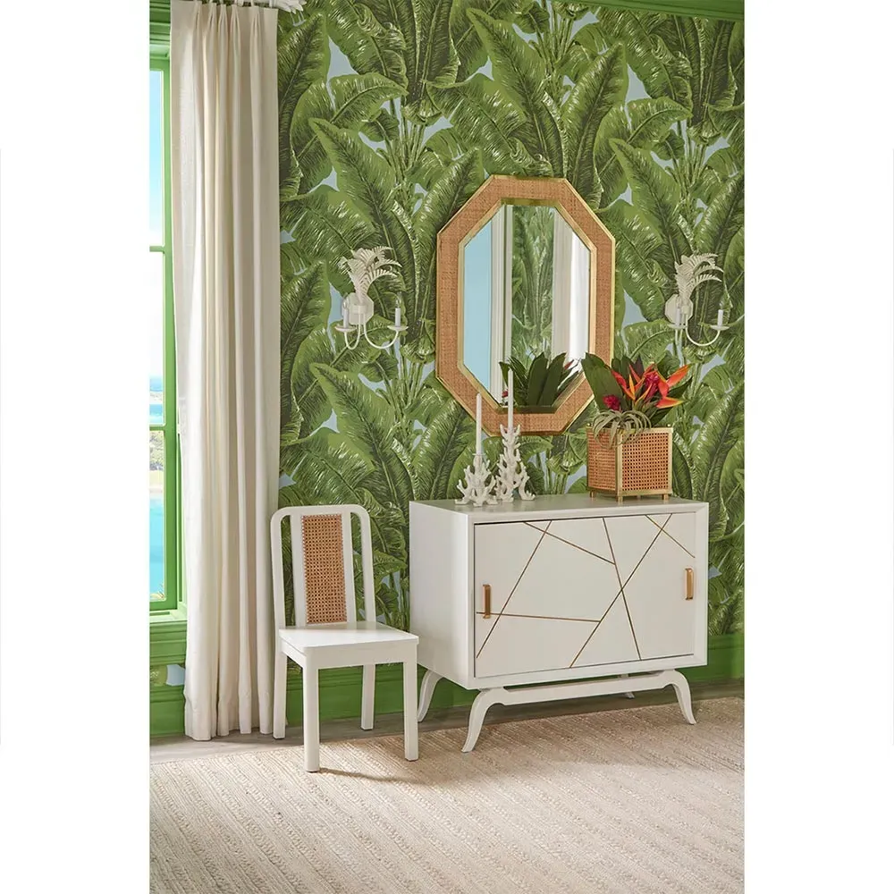 Palmera Coastal Beach Candle Light Wall Sconce - White