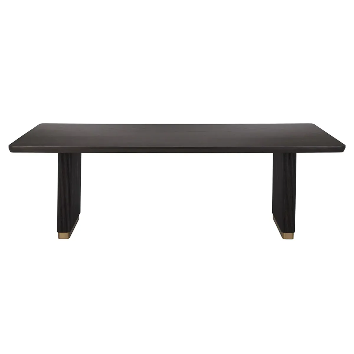 Palmerston Rectangular Dining Table - Charcoal, Oak