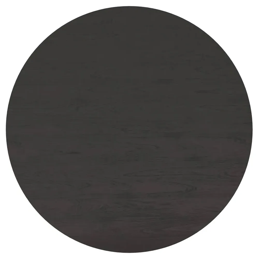 Palmerston Round Dining Table - Charcoal, Oak