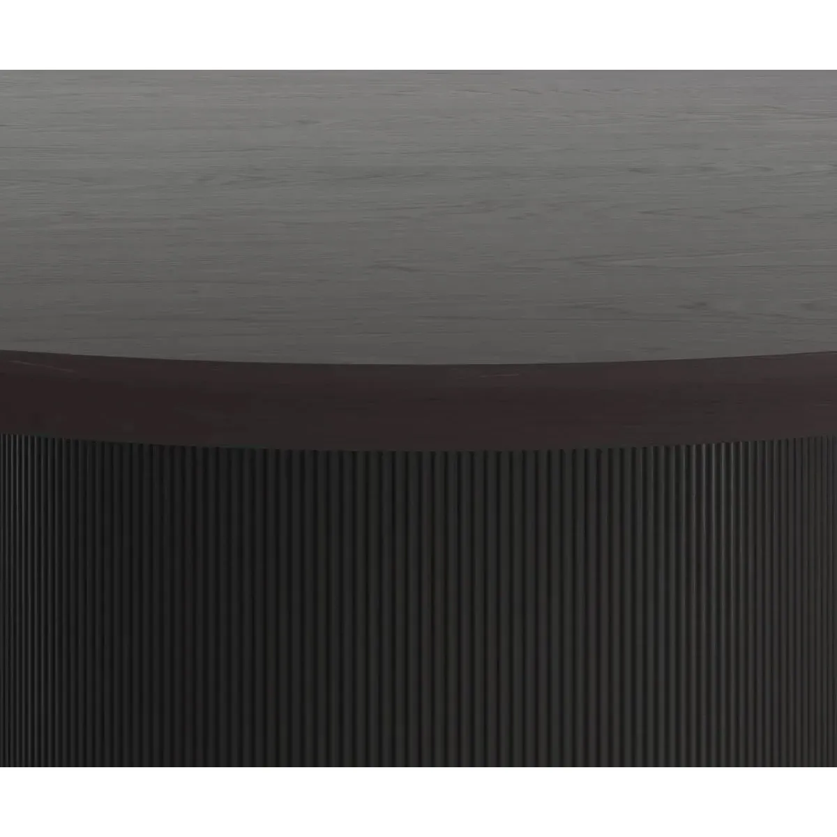 Palmerston Round Dining Table - Charcoal, Oak