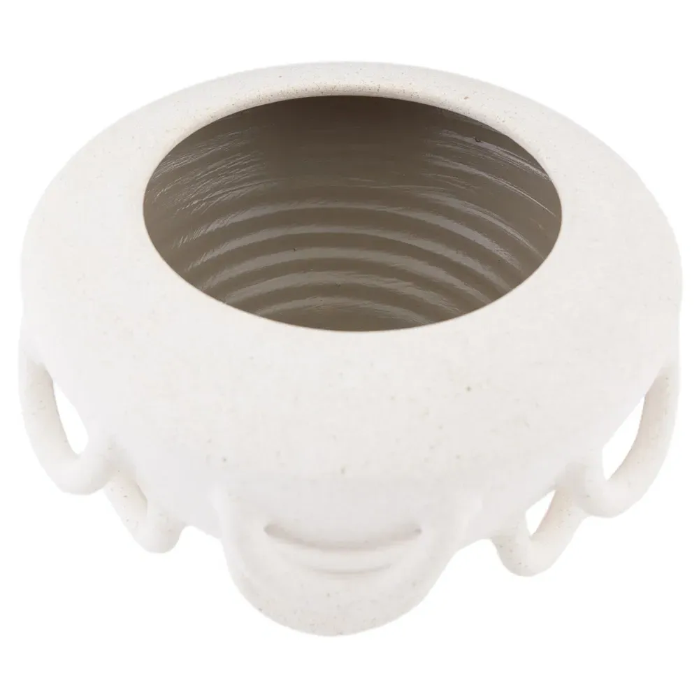 Paloma Table Vase - White, Ceramic