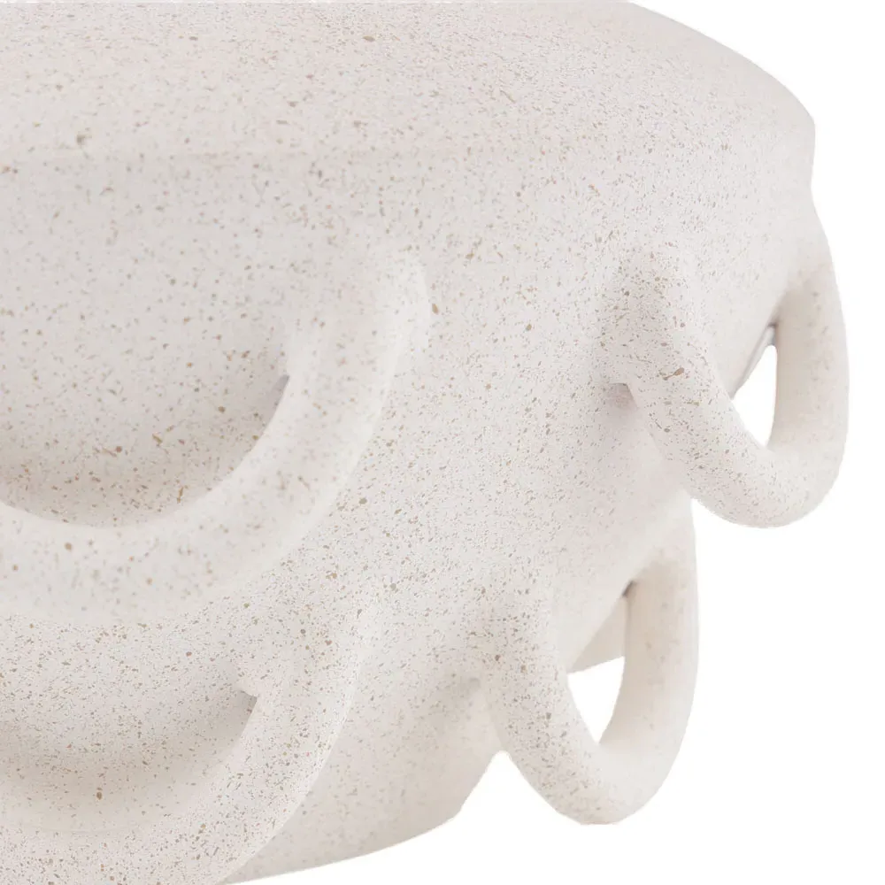 Paloma Table Vase - White, Ceramic