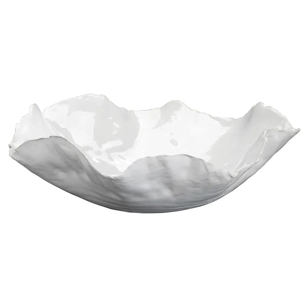Pamela Floral Decorative Bowl - White, Ceramic image