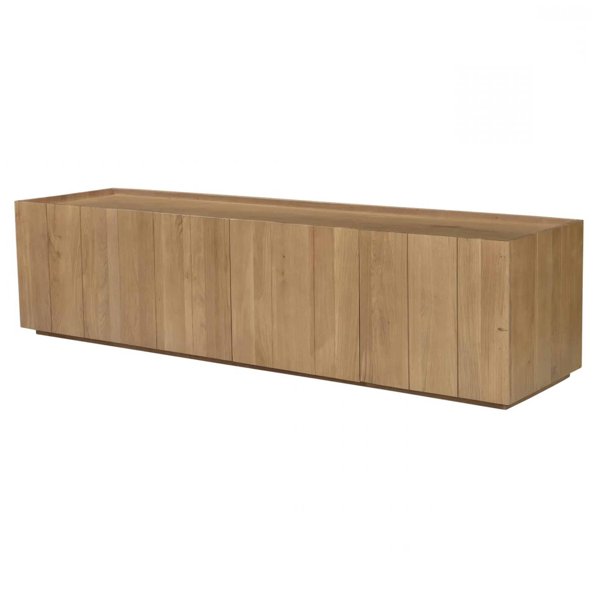 Pancho Media Cabinet - Brown, Oak