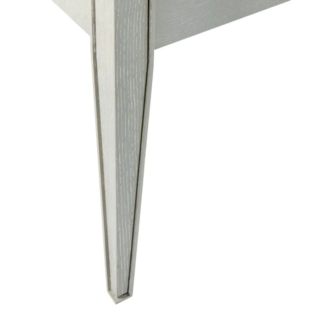 Paola Oak Wood Desk - Soft Grey