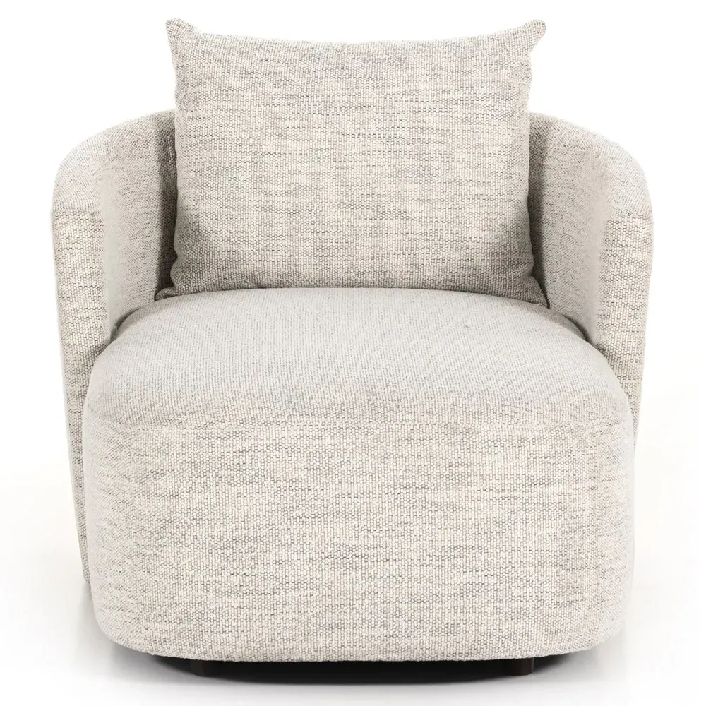 Paolo Chaise Lounge - Grey, Performance Fabric