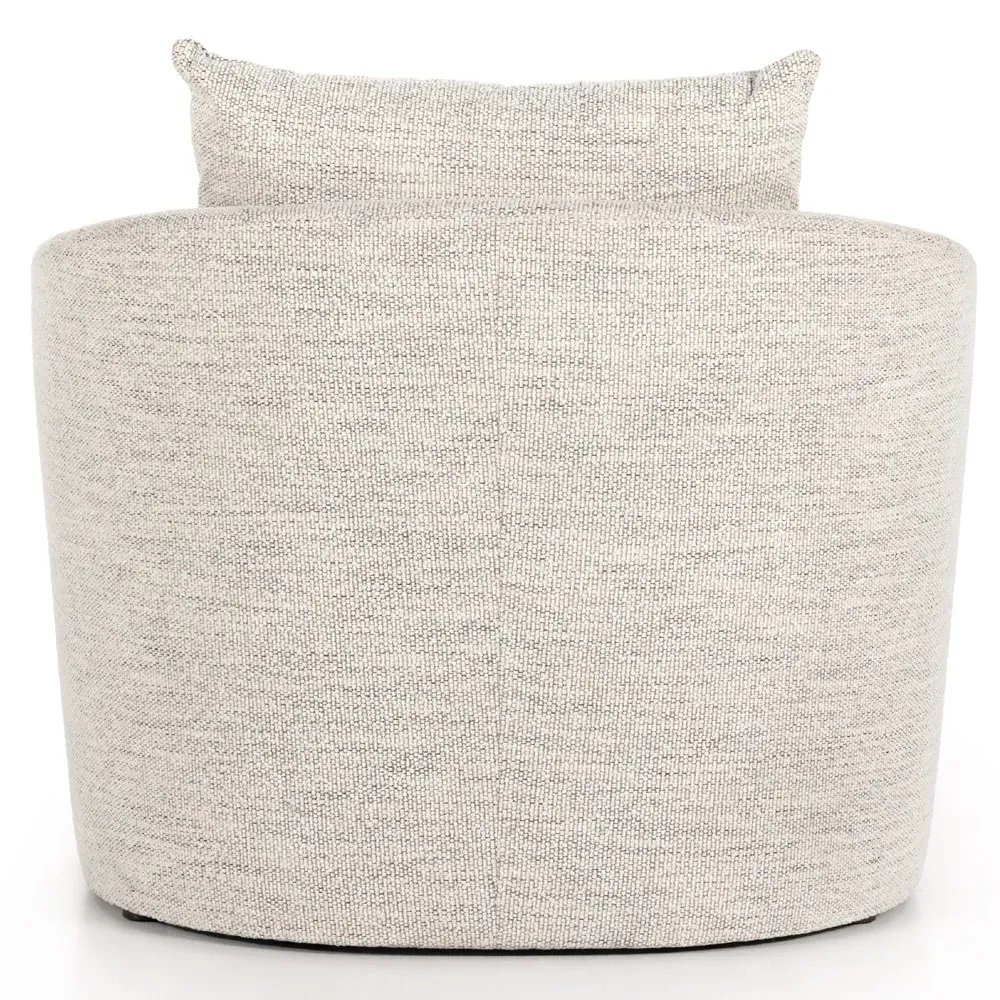 Paolo Chaise Lounge - Grey, Performance Fabric