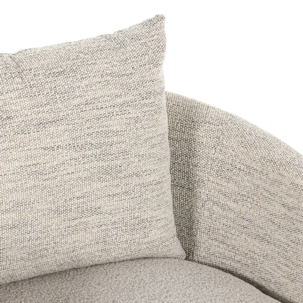 Paolo Chaise Lounge - Grey, Performance Fabric