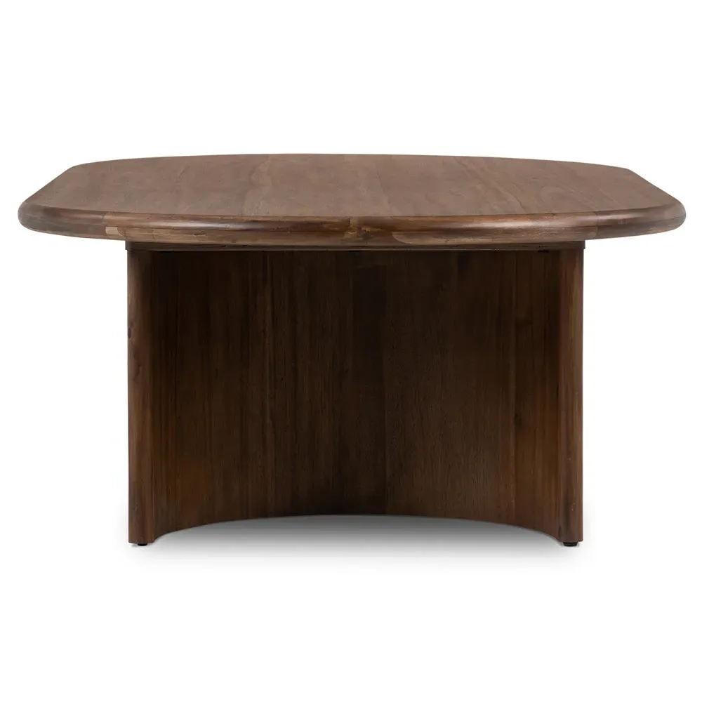 Paris Large Oval Coffee Table - Brown, Acacia Wood