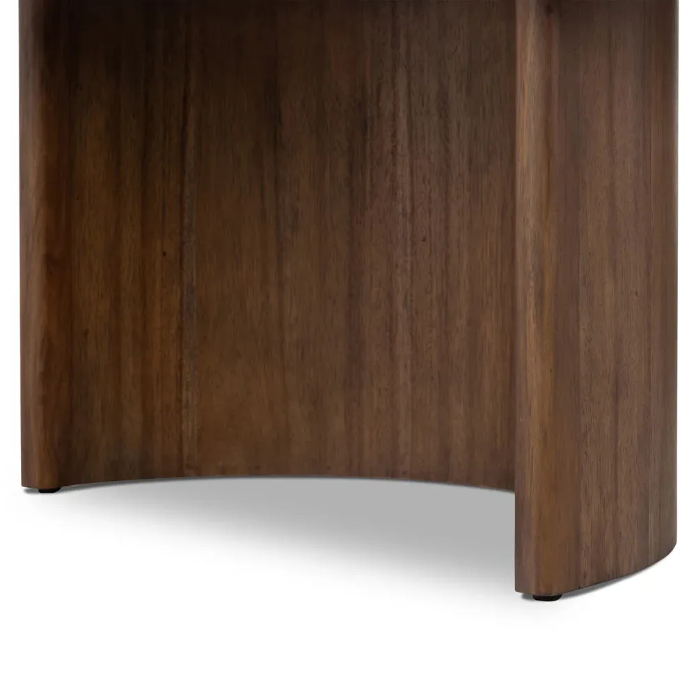 Paris Large Oval Coffee Table - Brown, Acacia Wood