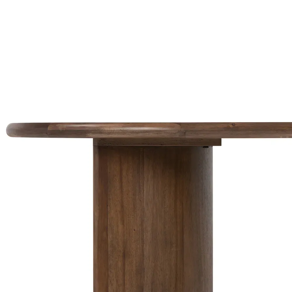 Paris Large Oval Coffee Table - Brown, Acacia Wood