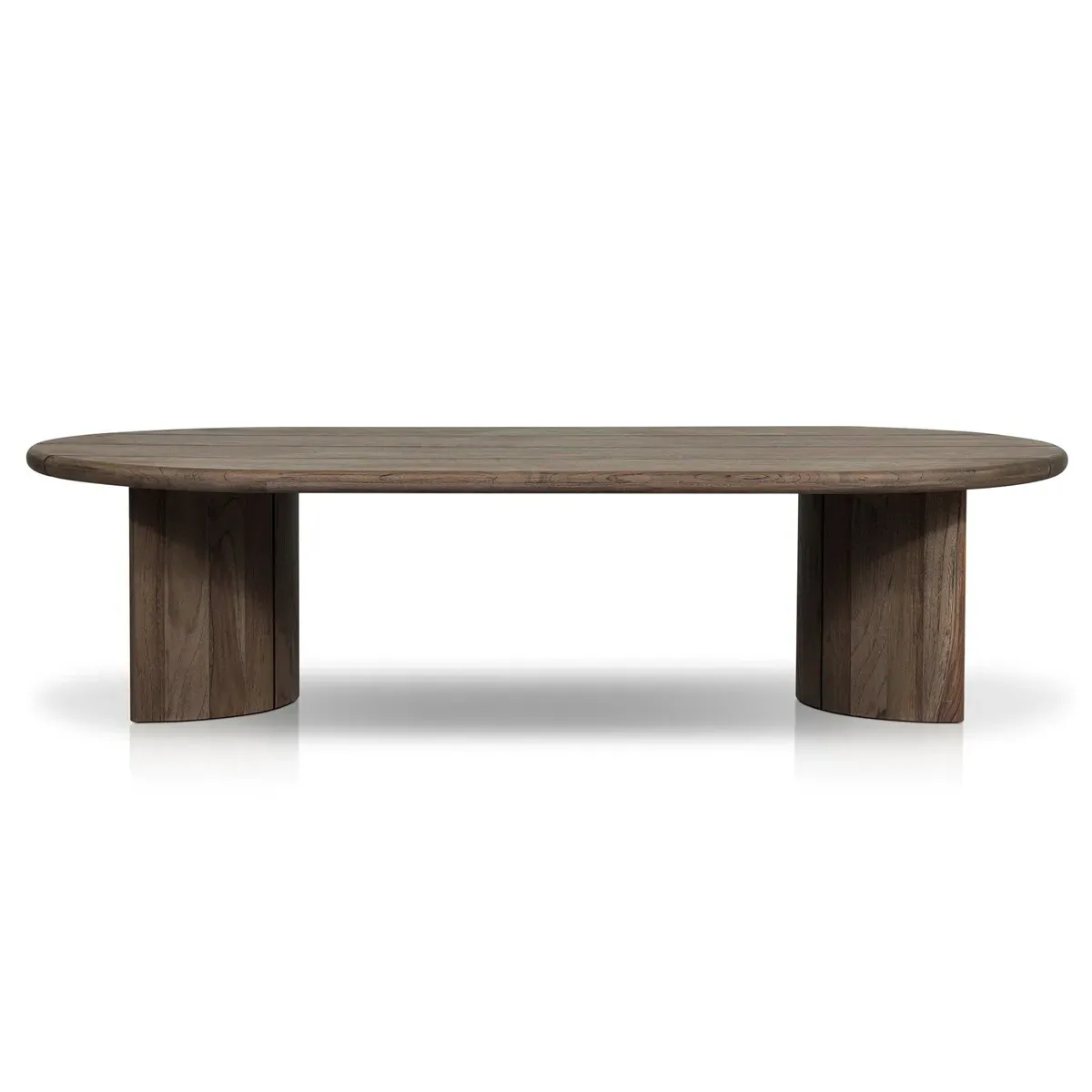 Paris Oval Coffee Table - Brown, Teak