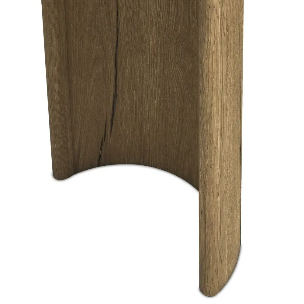 Paris Oval Desk - Light Brown, Oak