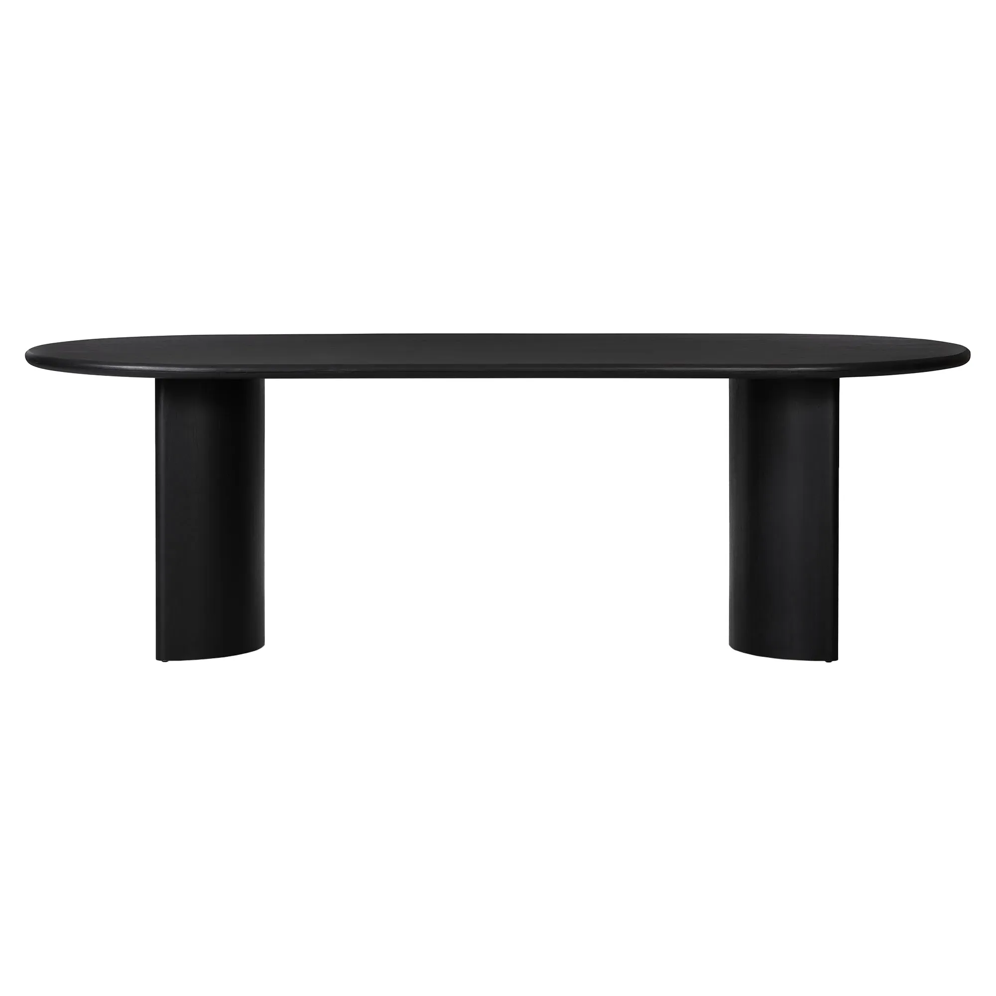 Paris Oval Dining Table - Black, Acacia Wood image