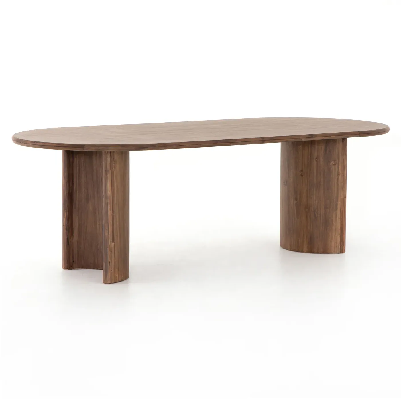 Paris Oval Dining Table - Brown, Acacia Wood