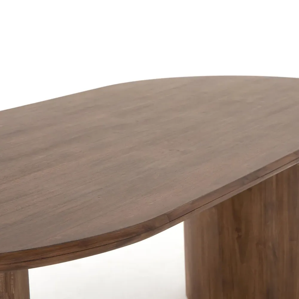 Paris Oval Dining Table - Brown, Acacia Wood