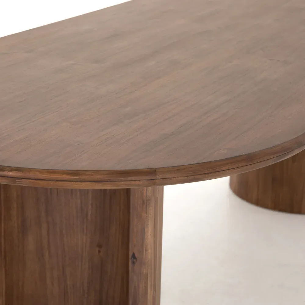 Paris Oval Dining Table - Brown, Acacia Wood