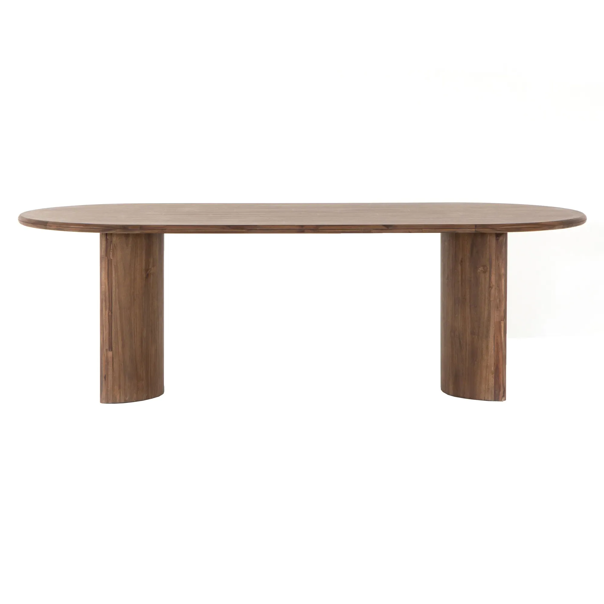 Paris Oval Dining Table - Brown, Acacia Wood
