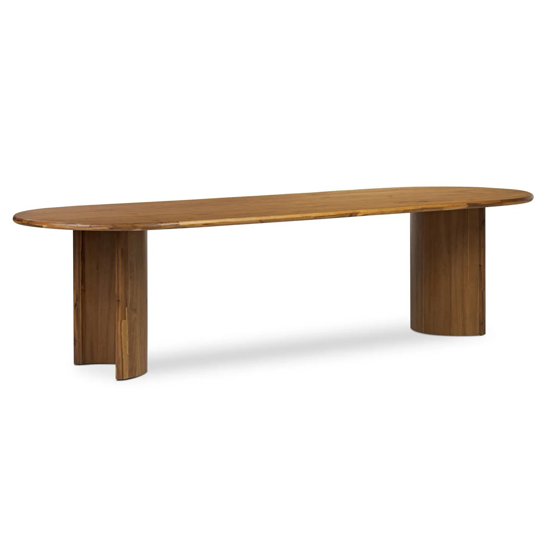 Paris Oval Dining Table - Light Brown, Acacia Wood