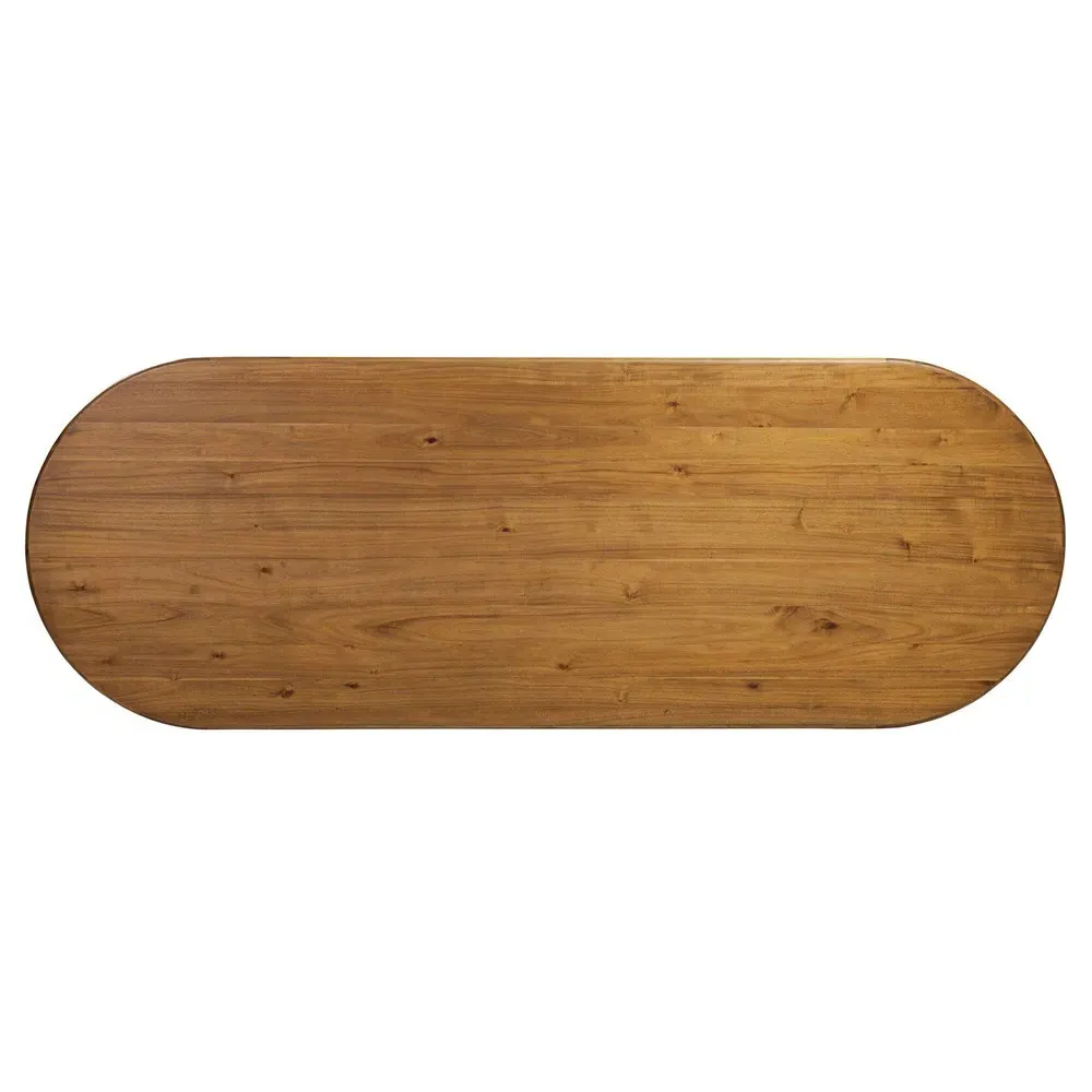 Paris Oval Dining Table - Light Brown, Acacia Wood