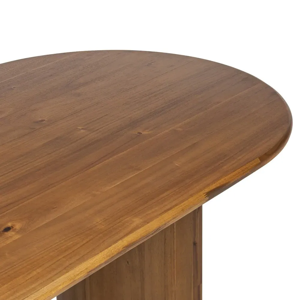 Paris Oval Dining Table - Light Brown, Acacia Wood