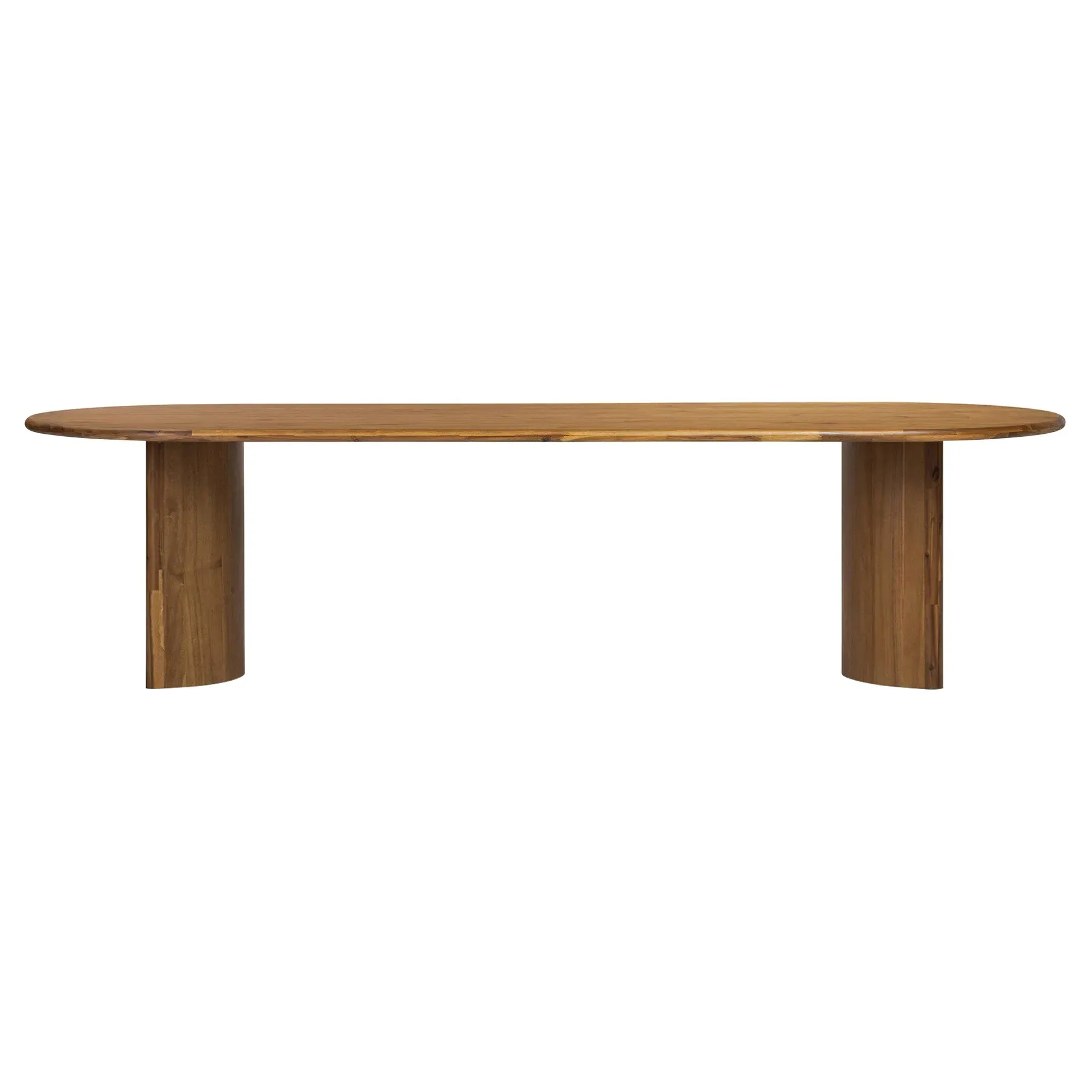 Paris Oval Dining Table - Light Brown, Acacia Wood