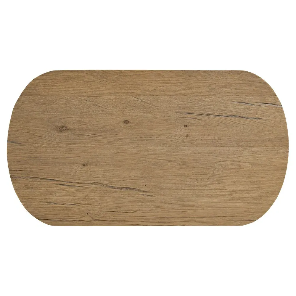 Paris Oval Nightstand - Worn Oak