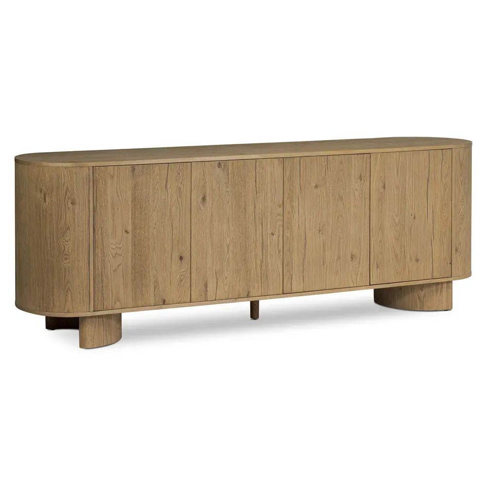 Paris Oval Sideboard - Light Brown, Oak