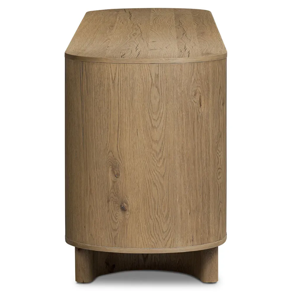 Paris Oval Sideboard - Light Brown, Oak