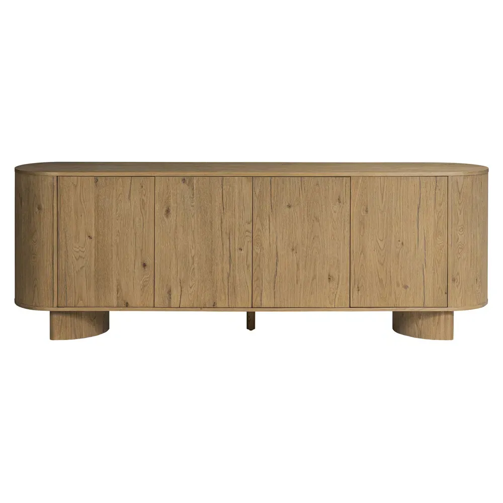 Paris Oval Sideboard - Light Brown, Oak image