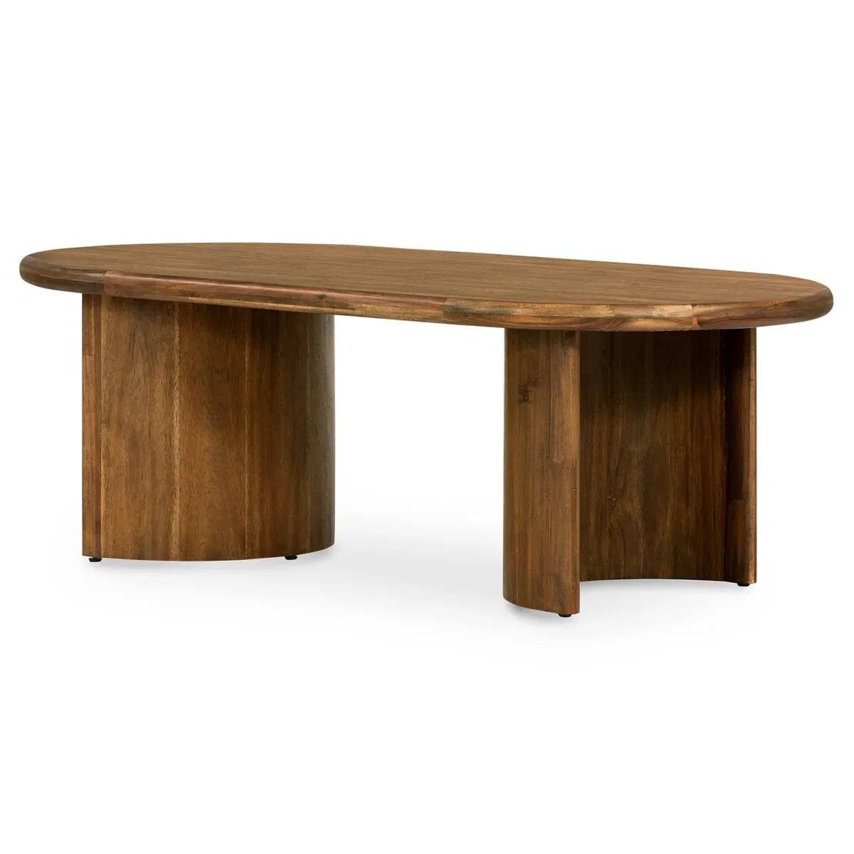 Paris Small Oval Coffee Table - Brown, Acacia Wood