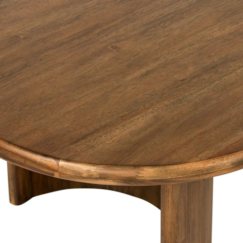 Paris Small Oval Coffee Table - Brown, Acacia Wood