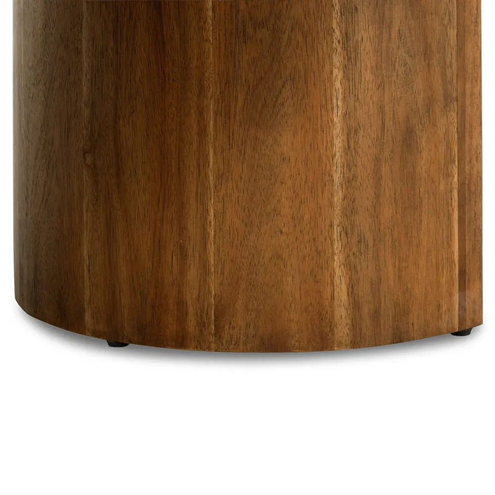 Paris Small Oval Coffee Table - Brown, Acacia Wood