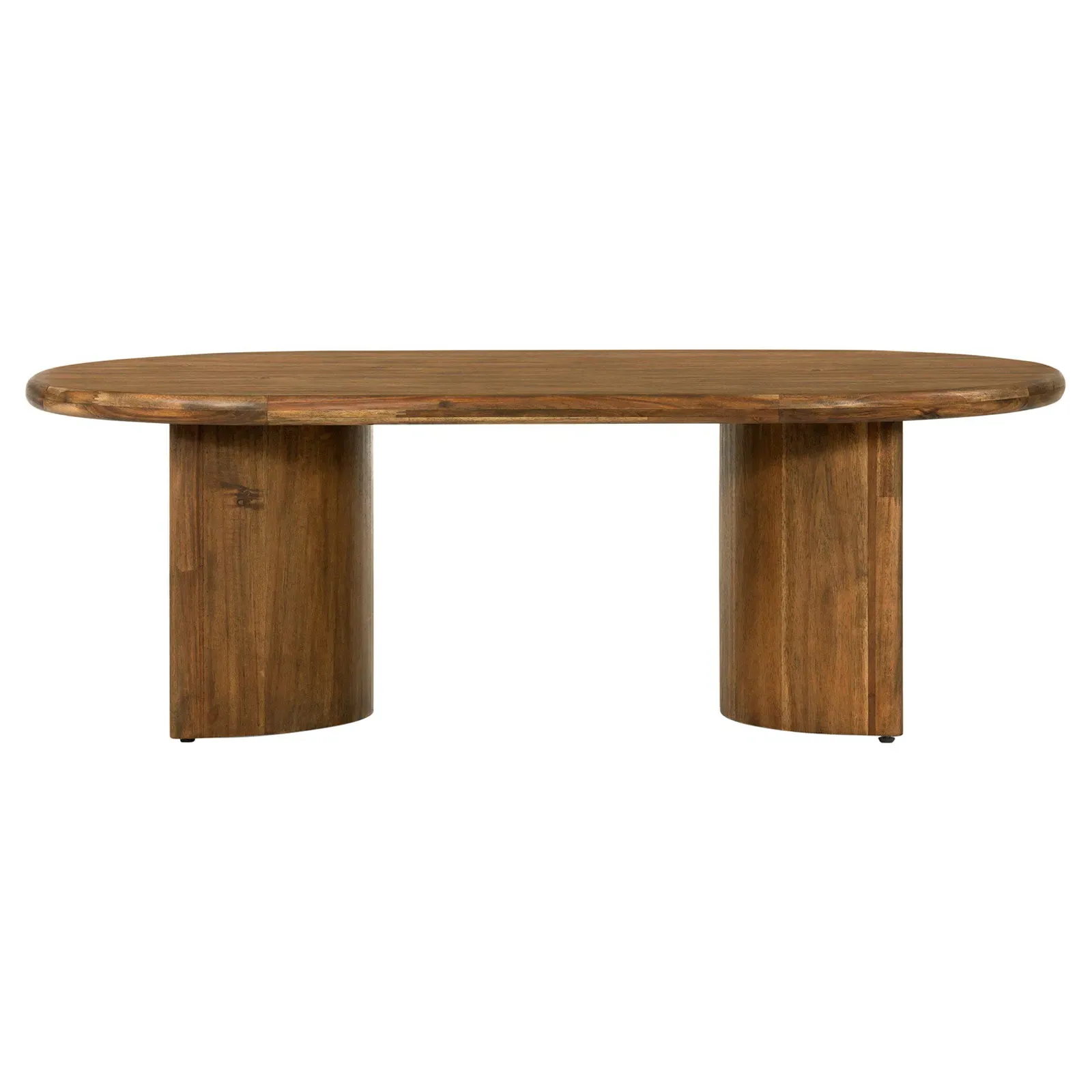 Paris Small Oval Coffee Table - Brown, Acacia Wood