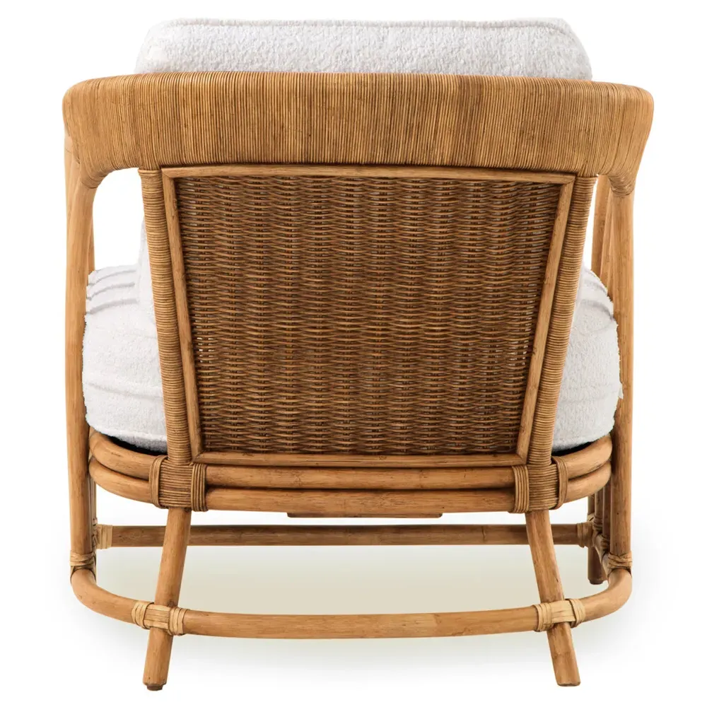 Parker Arm Chair - Cream, Rattan