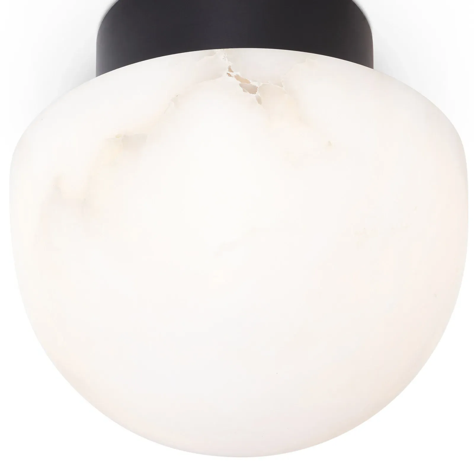 Parker Flush Mount Ceiling Light - Oil Rubbed Bronze, Alabaster