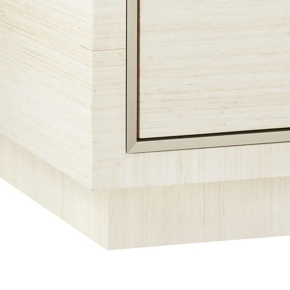 Parker Triple Dresser - Light Natural Shimmer, Grasscloth