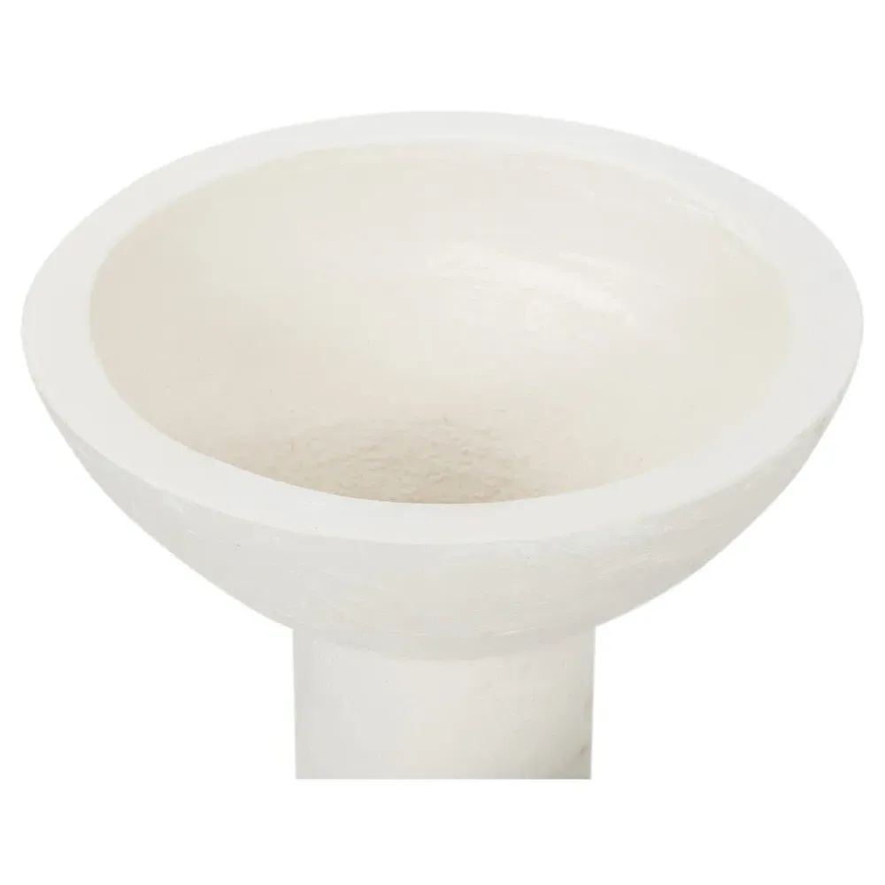 Parrey Outdoor Pot Planter Set - White, Concrete