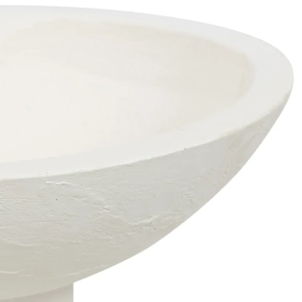 Parrey Outdoor Pot Planter Set - White, Concrete