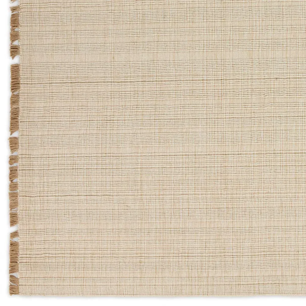 Pascal Textured Solid Rug - Cream, Jute