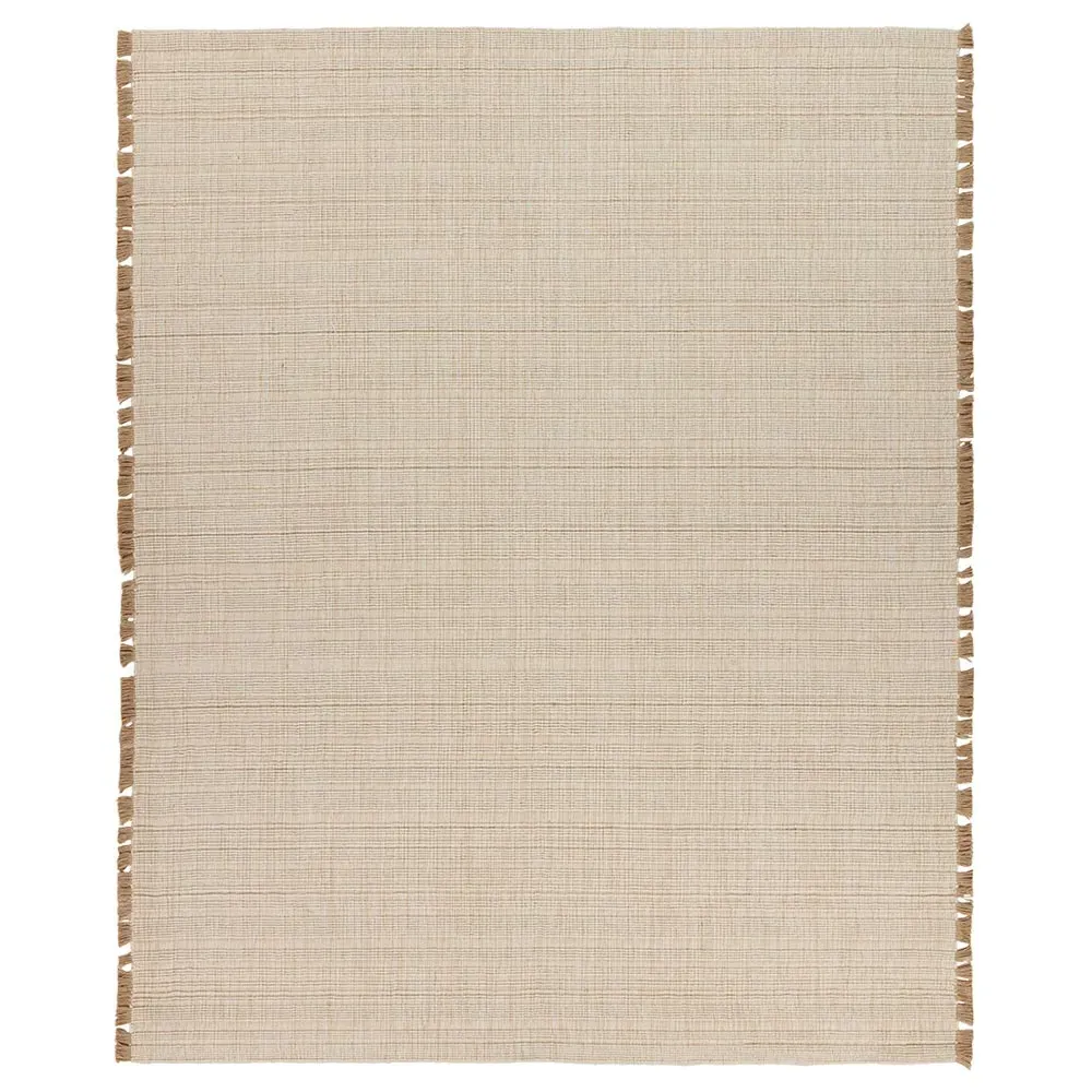 Pascal Textured Solid Rug - Cream, Jute