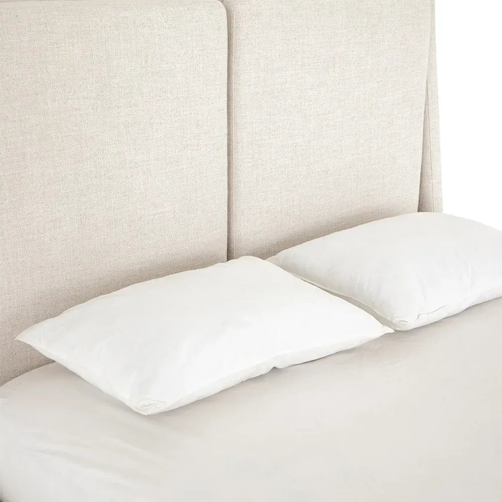 Patrice King Size Bed Frame - Beige, Parawood